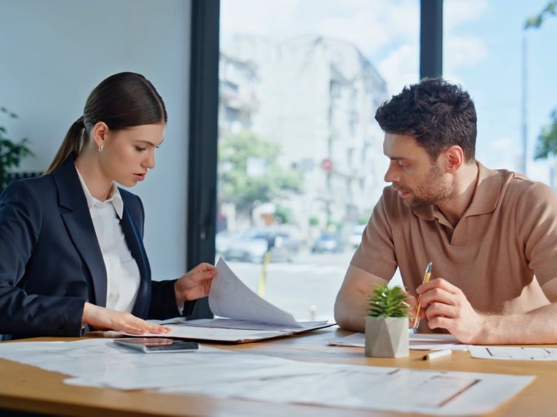 osoba kod advokatice proverava pravni okvir zakupa stana